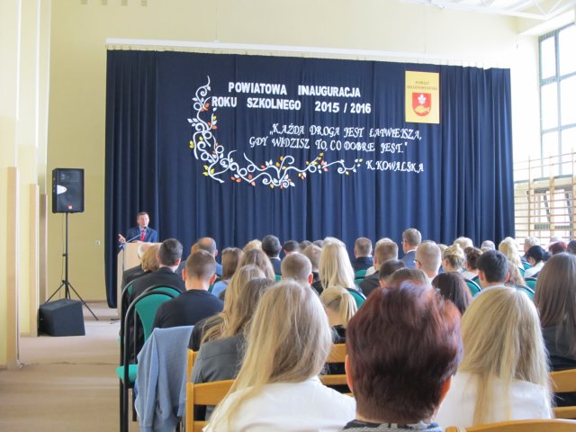 POWIATOWA INAUGURACJA ROKU SZKOLNEGO 2015/2016